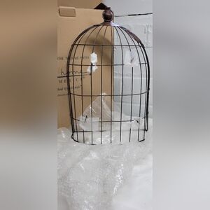 Decorative Metal Birdcage Accent